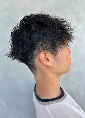ツイストスパイラルパーマ/メンズパーマ/ツーブロック