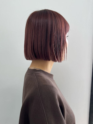 切りっぱなしボブ