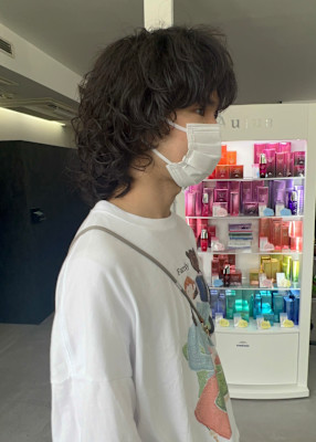 外国人風カーリーパーマ