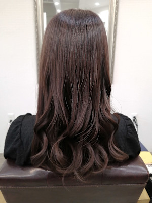 レイヤー×アッシュブラウン