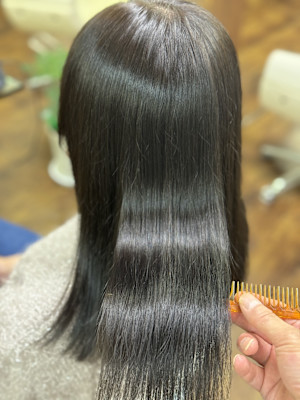 髪質改善×カラー