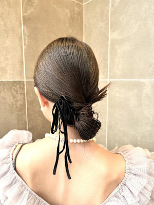 お呼ばれヘアセット