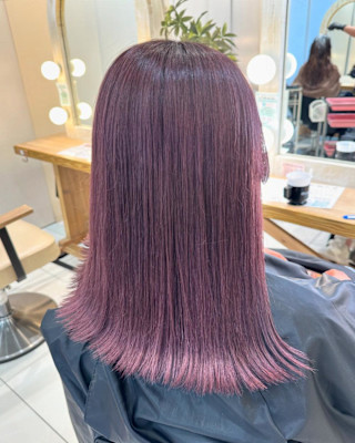 [aina]パープルカラー/ブリーチ2回~