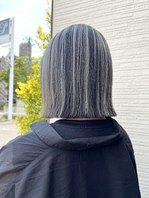 コントラストグレーアンブレラカラー《ダブルカラー》