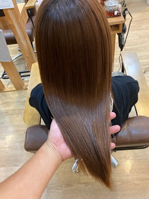 お客様髪質改善データ1452（カラーと補強）