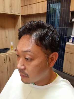 ツーブロック×メンズパーマスタイル