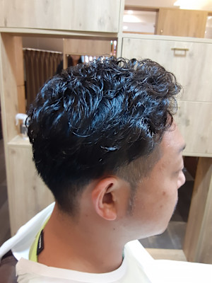 ツーブロック×メンズパーマスタイル