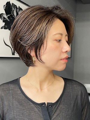 大人丸みショート