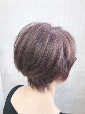 【レイヤーボブ】イルミナカラー＋イルミナカラー＋T