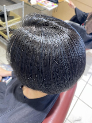 ブルーハイライトで個性的に。