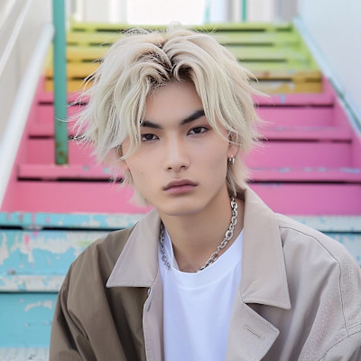 メンズカット、メンズブリーチ