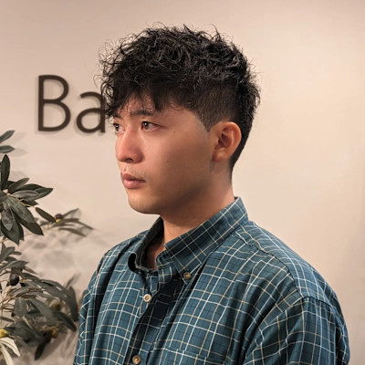 波巻きパーマでスペインカール風