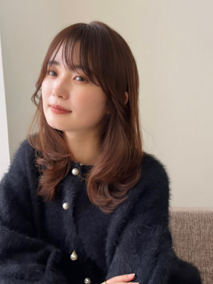 くびれヘア/小顔前髪/顔まわり/髪質改善/銀座