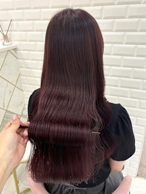 ブリーチなしラベンダーピンク＊まゆ