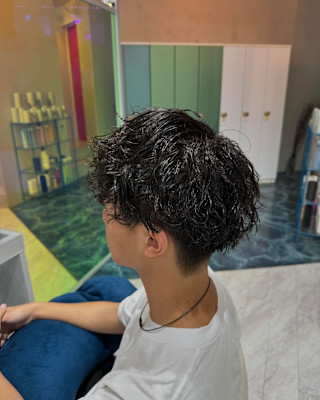 スパイラルパーマ