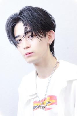 毛流れセンターパート