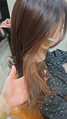 ブリーチ無しインナーカラー