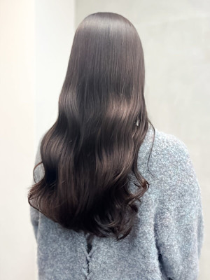 20代30代大人可愛い髪質改善カラーアッシュグレージュ透明感