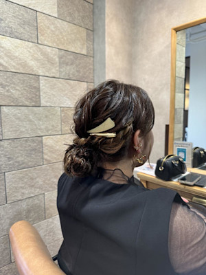 結婚式ヘアセット