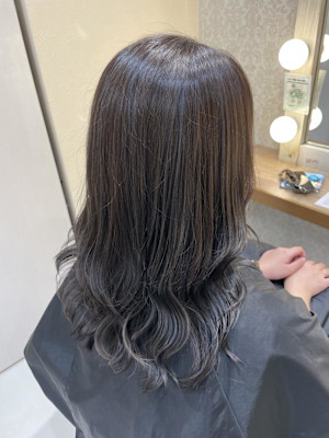 白髪ぼかしハイライトカラー　（千田）