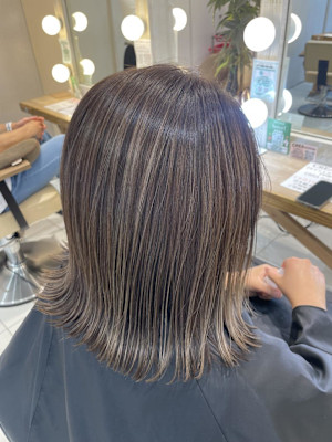 ハイライトグレージュカラー　（千田）