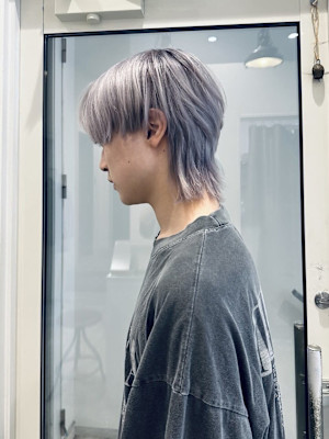 ハイトーンブリーチショートウルフ/keshiki大名YUKI