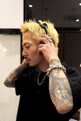 ブリーチブロンドスパイキーショート/keshiki 大名 