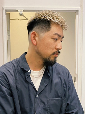 ロースキンフェードブリーチショート/keshiki 大名 