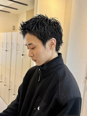 刈り上げないスパイキーショート/keshiki 大名 