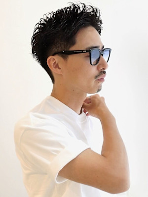 人気スパイキーピンパーマショート/keshiki 大名 