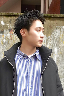 かりあげるスパイキーショートピンパーマ/keshiki 大名