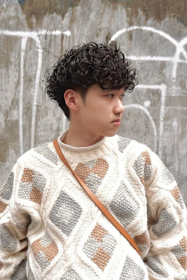 スペインカールメンズパーマ/keshiki 大名