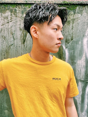 センターパートツイスパフェード/keshiki大名 