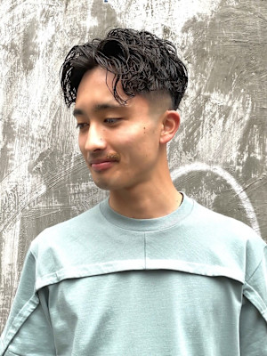 メンズセンターパートパーマ/KOTARO