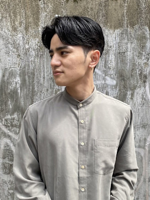 カルマダウンパーマセンターパート/keshiki 大名 