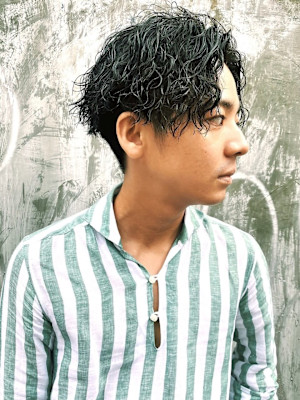 センターパートツイストスパイラル/KOTARO