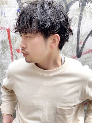 無造作マッシュパーマ/keshiki 大名 KOTARO