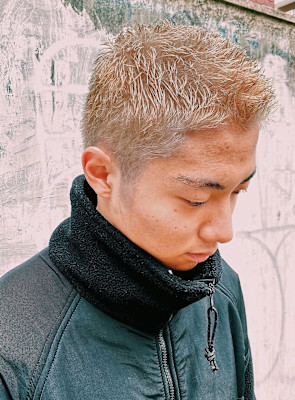 メンズハイトーンブリーチベリーショート/keshiki 