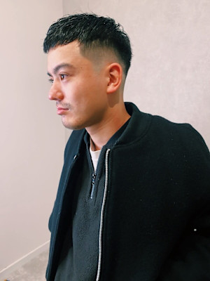 スキンフェードパーマクロップ/keshiki 大名 