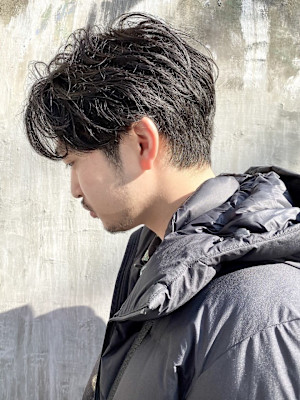 マッシュセンターパートハンサムショート/keshiki 大名