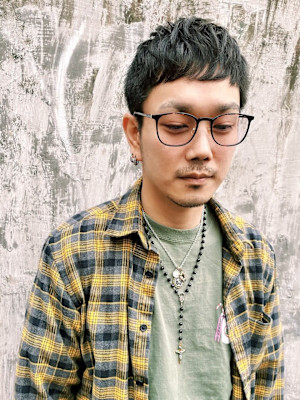 メンズニュアンスピンパーマベリーショート/keshiki 