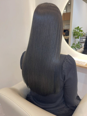 艶髪ブルーブラック/ブリーチなしカラー