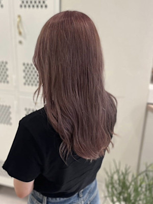 髪質改善カラー/ピンクラベンダー