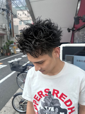 髪質改善グレージュカラーカーキベージュレイヤーロング錦糸町