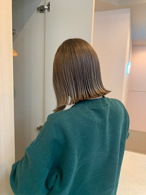 silver beige/切りっぱなしスタイル