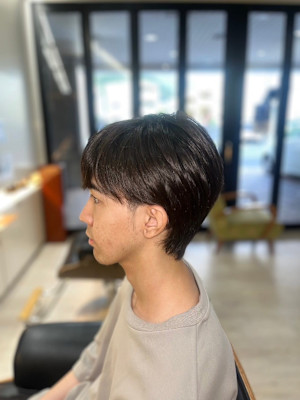 メンズ×ナチュラルマッシュ