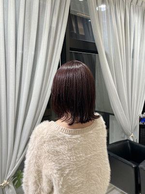 大人可愛い暖色ツヤカラー