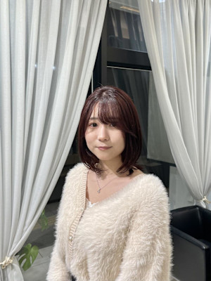 大人可愛い暖色ツヤカラー