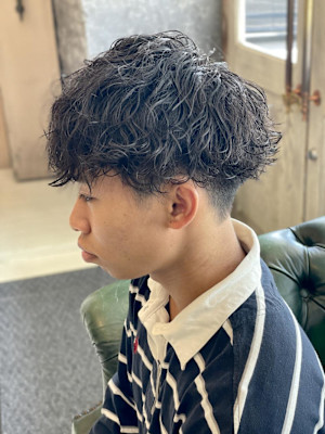 波巻きスパイラルパーマ