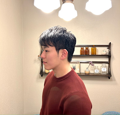 刈り上げないメンズショート